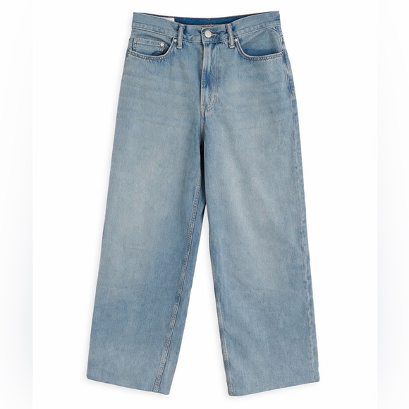 H&M Other - H&M Baggy Fit Jeans Light Wash Denim 30x32 Relaxed Wide Leg